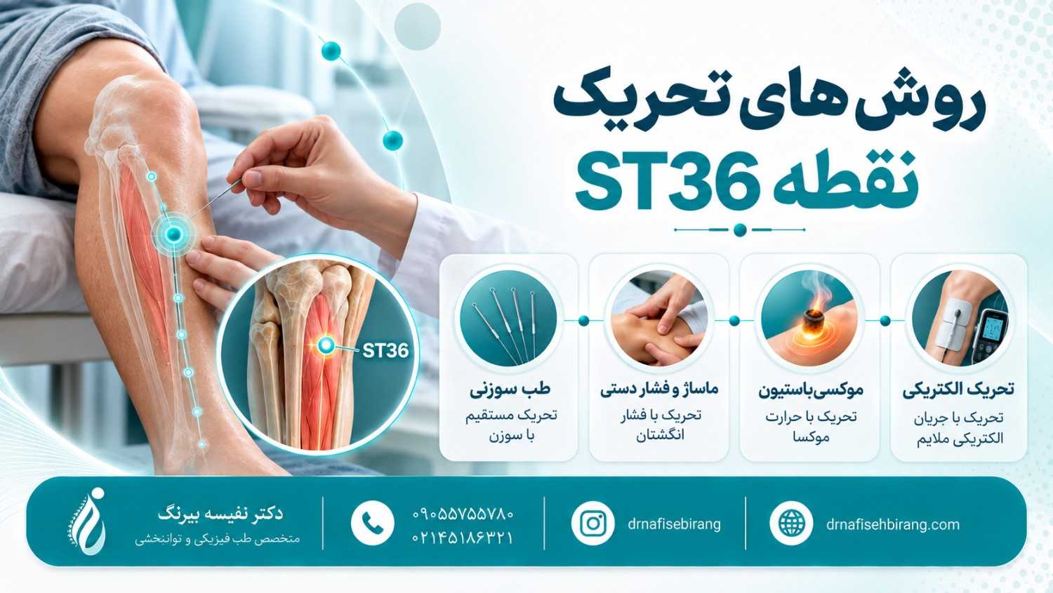 روش‌ های تحریک نقطه ST36